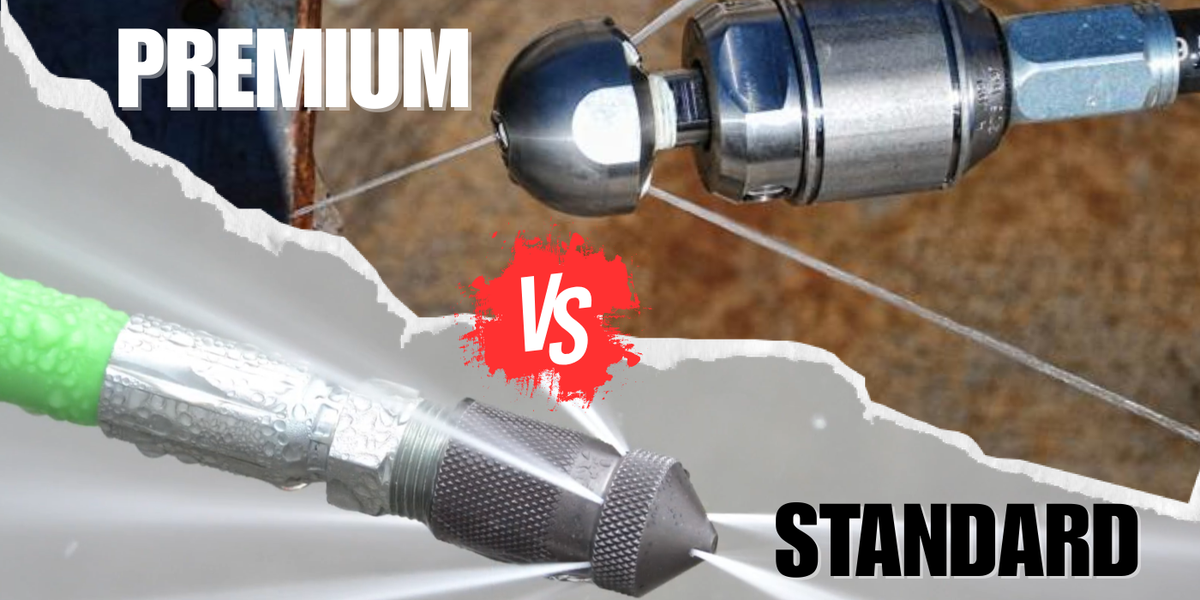 Premium vs. Standard Jetting Nozzles - Warthog WS 1/2 and JNW Pusher Nozzles