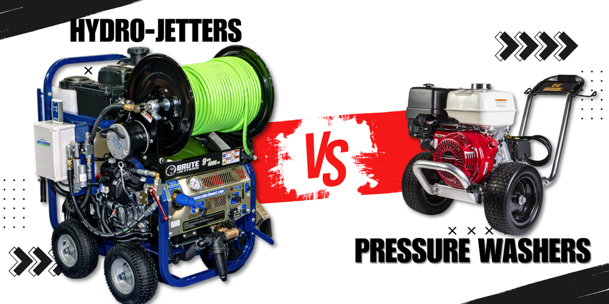 Jetters Northwest Brute Hydro Jetter vs. Pressure Washer